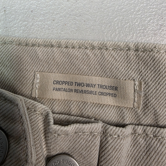 Universal Thread Women's High-Rise Cropped Two Way Denim Trousers Size 12 - Picture 4 of 7